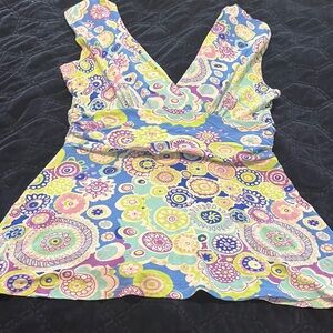Vintage Arden B Print Sleeveless Top